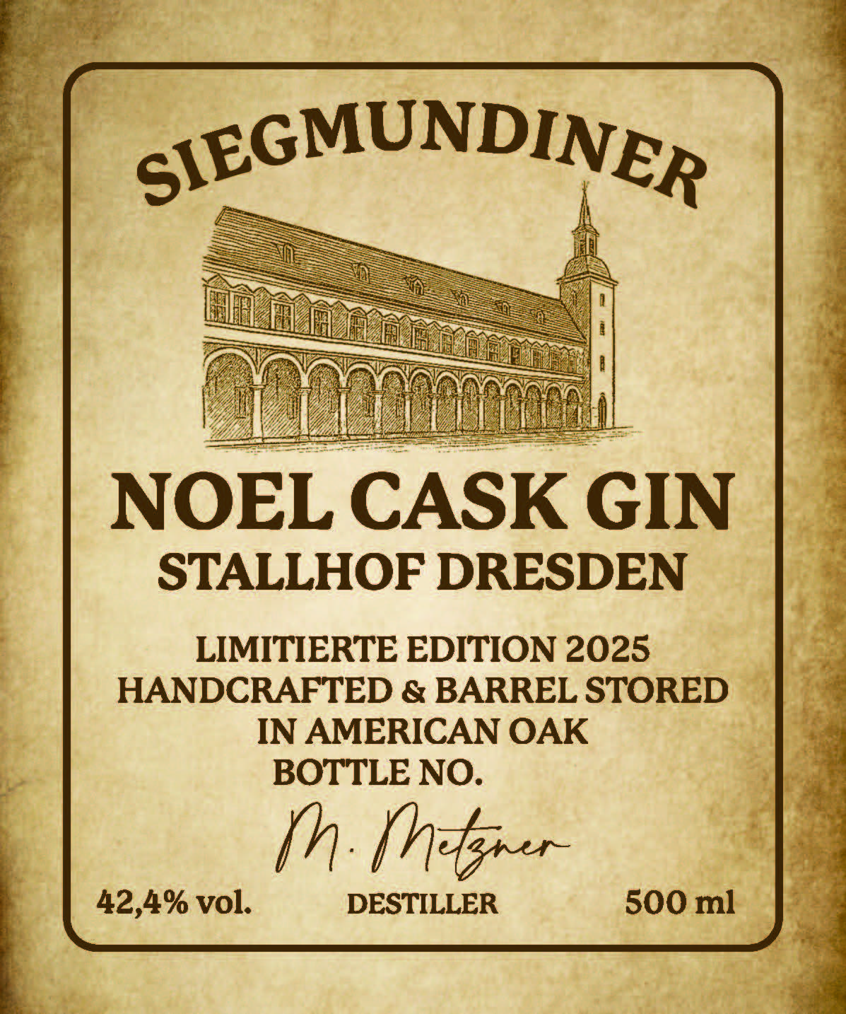 Noel Cask Gin - Stallhof Dresden Sonderedition 2025
