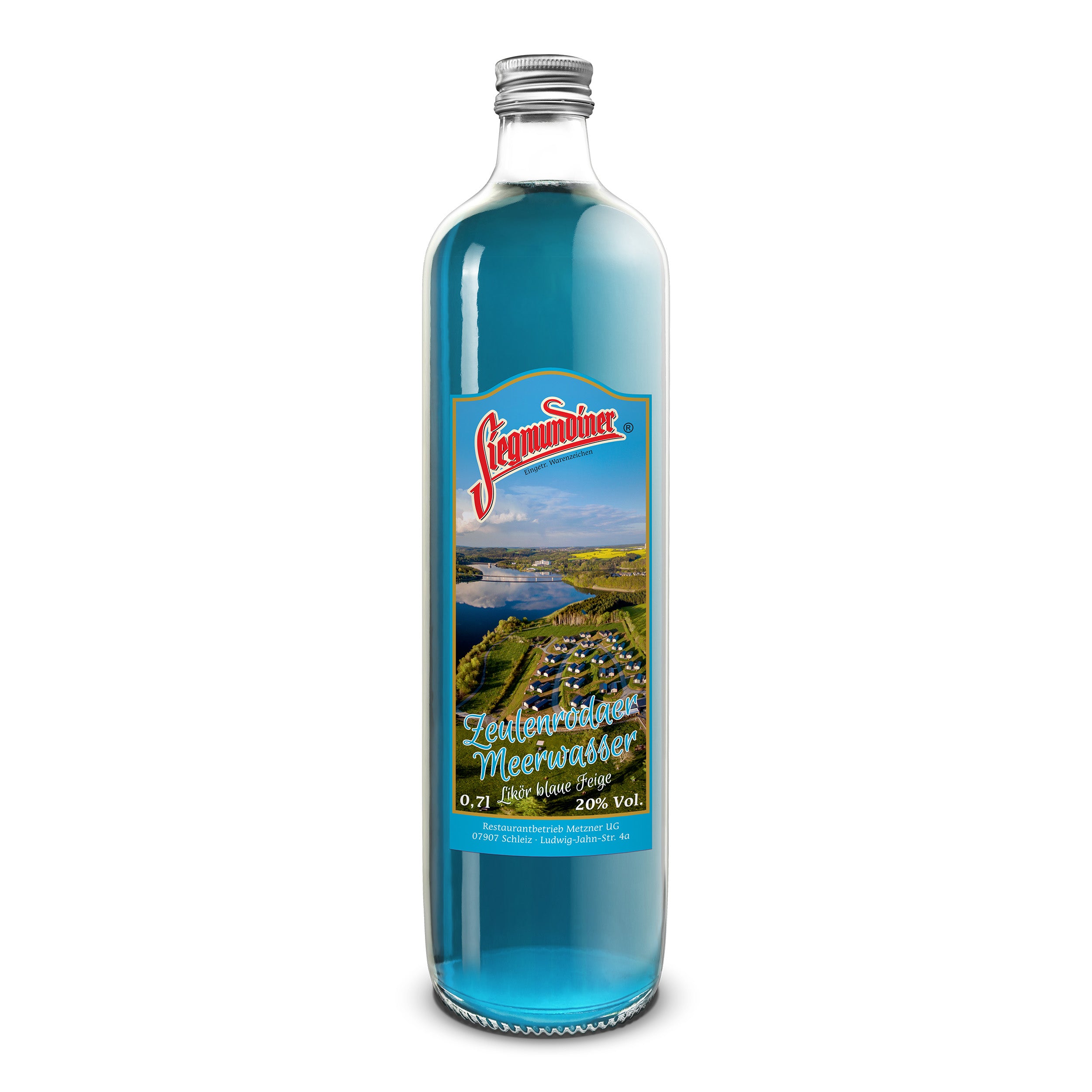 Zeulenrodaer Meerwasser - blaue Feige - Likör 20% Vol.