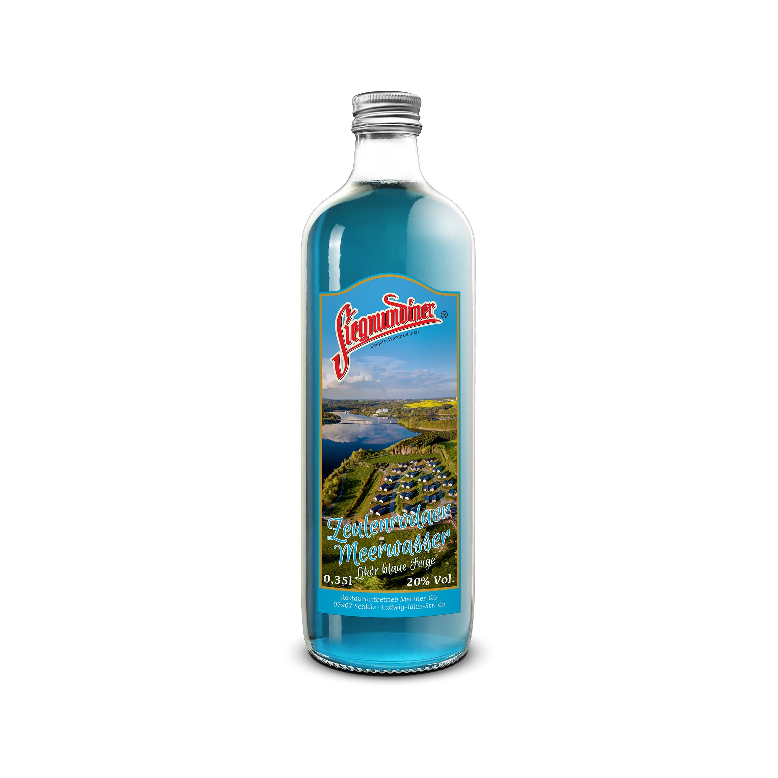 Zeulenrodaer Meerwasser - blaue Feige - Likör 20% Vol.